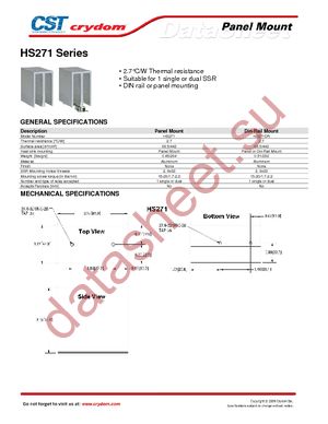 HS271 datasheet  